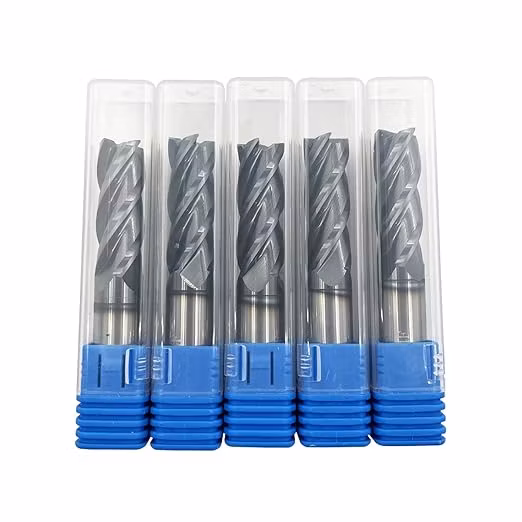 Frese CNC in metallo duro Carburo di tungsteno 4 Frese Fultes Frese per router Punte rotanti Utensile Codolo cilindrico
