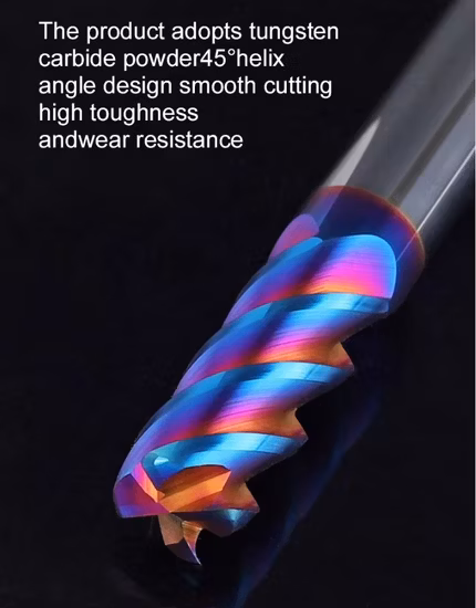 Fresa per fresa per legno CNC in acciaio al tungsteno per metallo in alluminio e legno