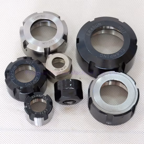 Dado per mandrino portapinza dado CNC Er20 di alta qualità Er20A/M/Er32um/Eoc per portautensili per l'Europa